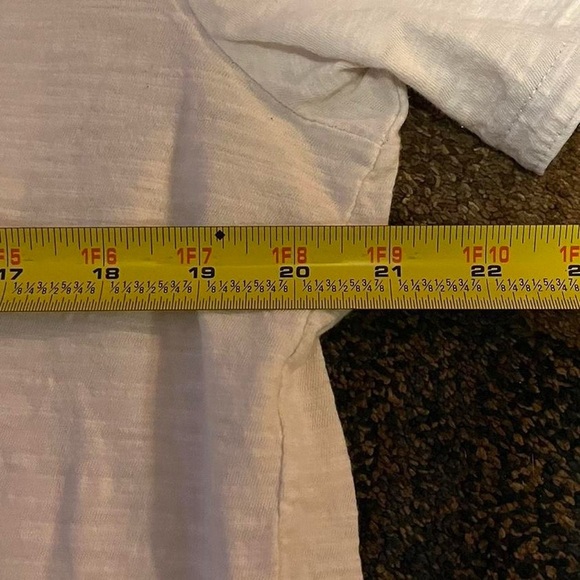 Cream and red floral embroidered short sleeve shirt #preppy #holiday #fl… - Picture 6 of 6